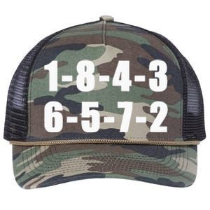 18436572 Firing Order Small Block Engine V8 Big Block Retro Rope Trucker Hat Cap