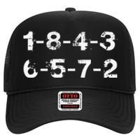 18436572 Firing Order Numbers Funny High Crown Mesh Back Trucker Hat