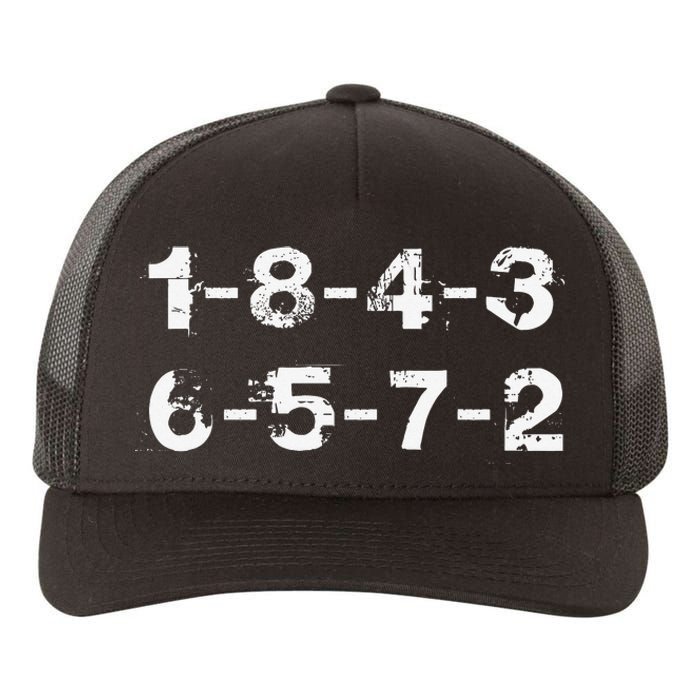 18436572 Firing Order Numbers Funny Yupoong Adult 5-Panel Trucker Hat