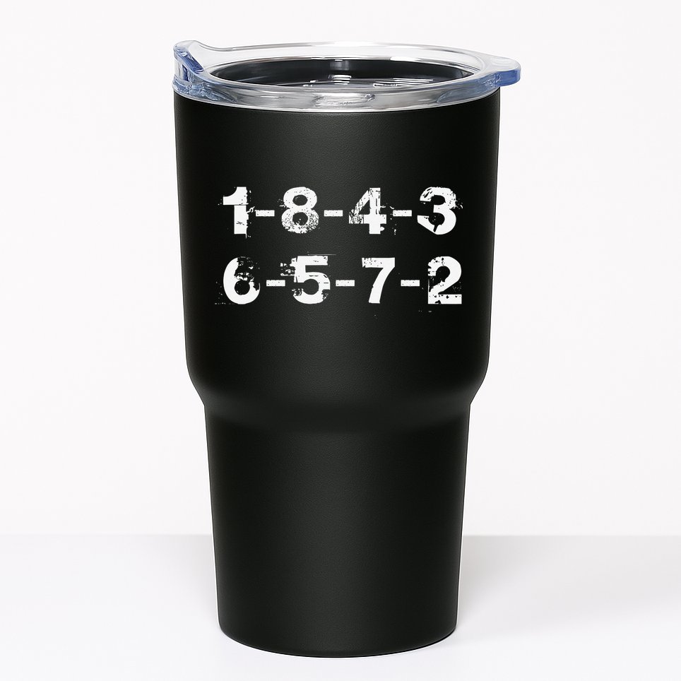 18436572 Firing Order Numbers Funny Tumbler