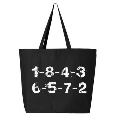 18436572 Firing Order Numbers Funny 25L Jumbo Tote