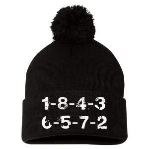 18436572 Firing Order Numbers Funny Pom Pom 12in Knit Beanie