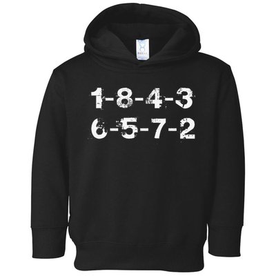 18436572 Firing Order Numbers Funny Toddler Hoodie