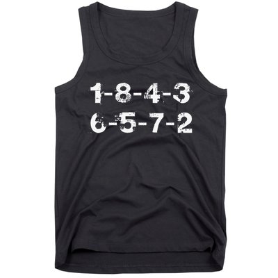 18436572 Firing Order Numbers Funny Tank Top