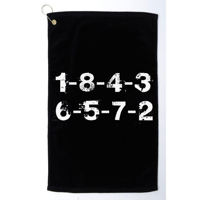 18436572 Firing Order Numbers Funny Golf Towel