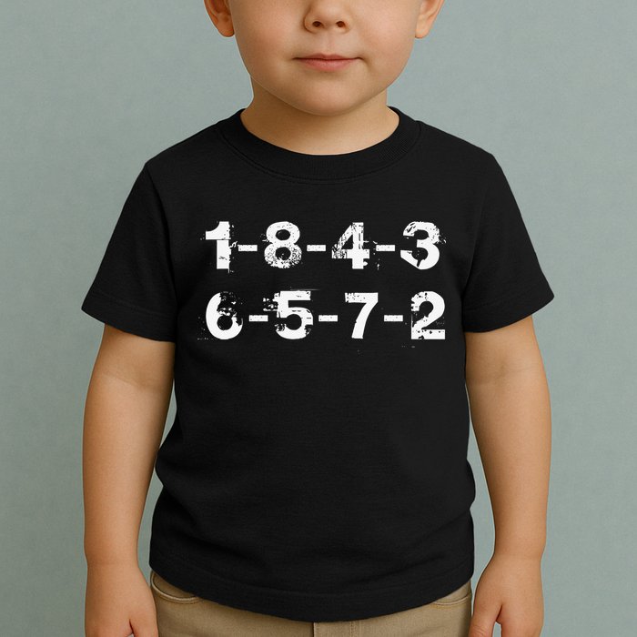 18436572 Firing Order Numbers Funny Toddler T-Shirt