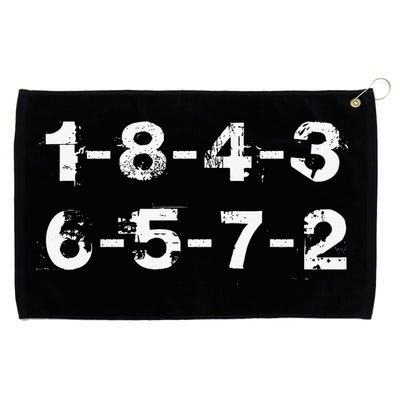18436572 Firing Order Numbers Funny Grommeted Golf Towel
