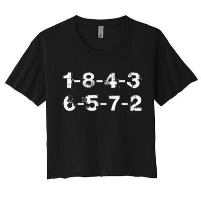 18436572 Firing Order Numbers Funny Crop Top
