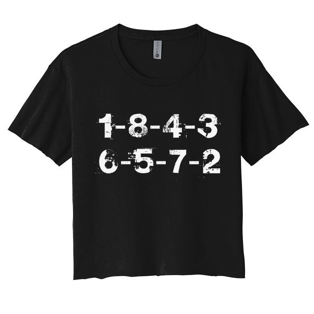 18436572 Firing Order Numbers Funny Crop Top