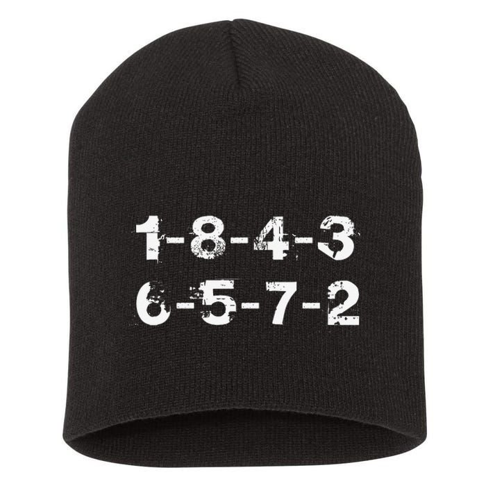 18436572 Firing Order Numbers Funny Short Acrylic Beanie