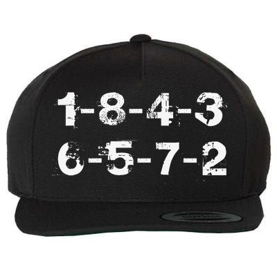 18436572 Firing Order Numbers Funny Wool Snapback Cap
