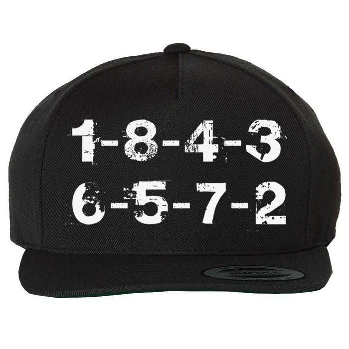 18436572 Firing Order Numbers Funny Wool Snapback Cap