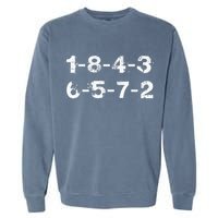 18436572 Firing Order Numbers Funny Garment-Dyed Sweatshirt