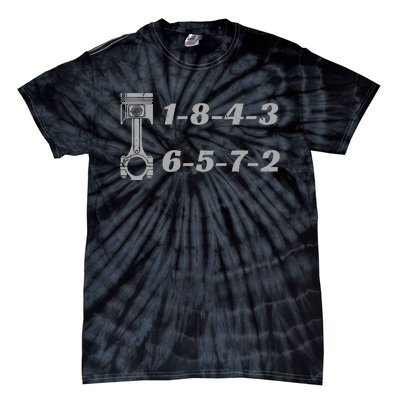 18436572 Firing Order Small Block Engine V8 Big Block Tie-Dye T-Shirt