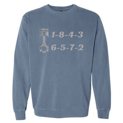 18436572 Firing Order Small Block Engine V8 Big Block Garment-Dyed Sweatshirt