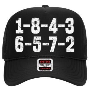 18436572 Firing Order Small Block Engine V8 Big Block High Crown Mesh Back Trucker Hat