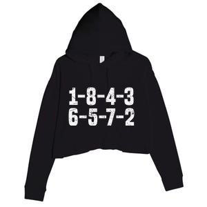 18436572 Firing Order Small Block Engine V8 Big Block Crop Fleece Hoodie