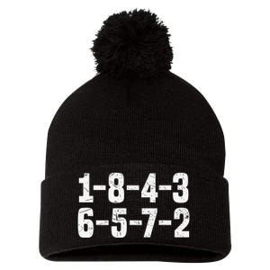 18436572 Firing Order Small Block Engine V8 Big Block Pom Pom 12in Knit Beanie