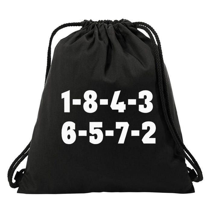 18436572 Firing Order Small Block Engine V8 Big Block Drawstring Bag