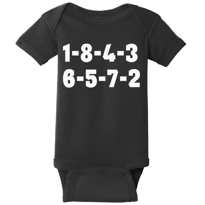 18436572 Firing Order Small Block Engine V8 Big Block Baby Bodysuit