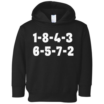 18436572 Firing Order Small Block Engine V8 Big Block Toddler Hoodie