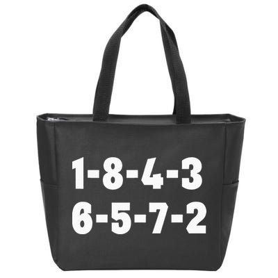 18436572 Firing Order Small Block Engine V8 Big Block Zip Tote Bag