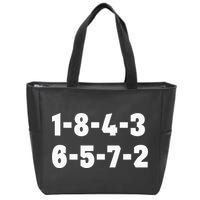 18436572 Firing Order Small Block Engine V8 Big Block Zip Tote Bag