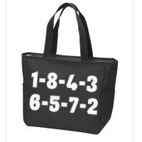 18436572 Firing Order Small Block Engine V8 Big Block Zip Tote Bag