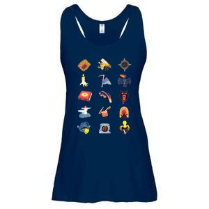 15 Fears Risograph Icons Ladies Essential Flowy Tank