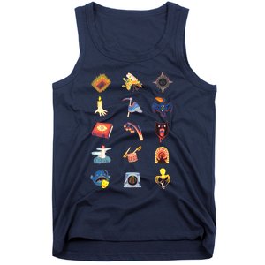 15 Fears Risograph Icons Tank Top