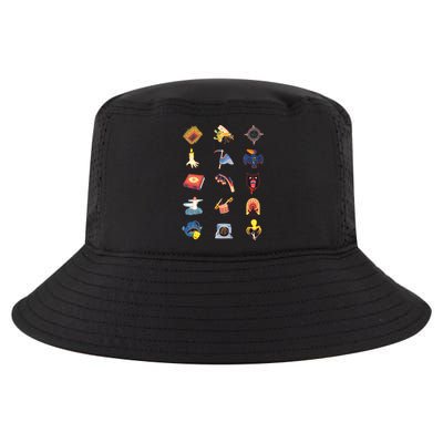 15 Fears Risograph Icons Cool Comfort Performance Bucket Hat