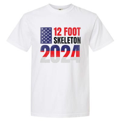 12 Foot Skeleton 2024 Giant Skelly Election Humor Usa Garment-Dyed Heavyweight T-Shirt