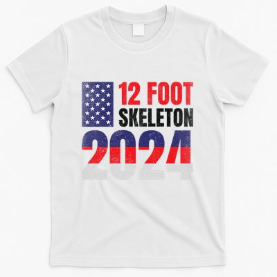 12 Foot Skeleton 2024 Giant Skelly Election Humor Usa T-Shirt