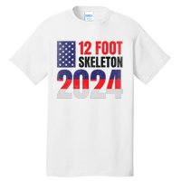 12 Foot Skeleton 2024 Giant Skelly Election Humor Usa Tall T-Shirt