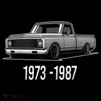 19731987 Funny Squarebody Vintage Flatbill Hat