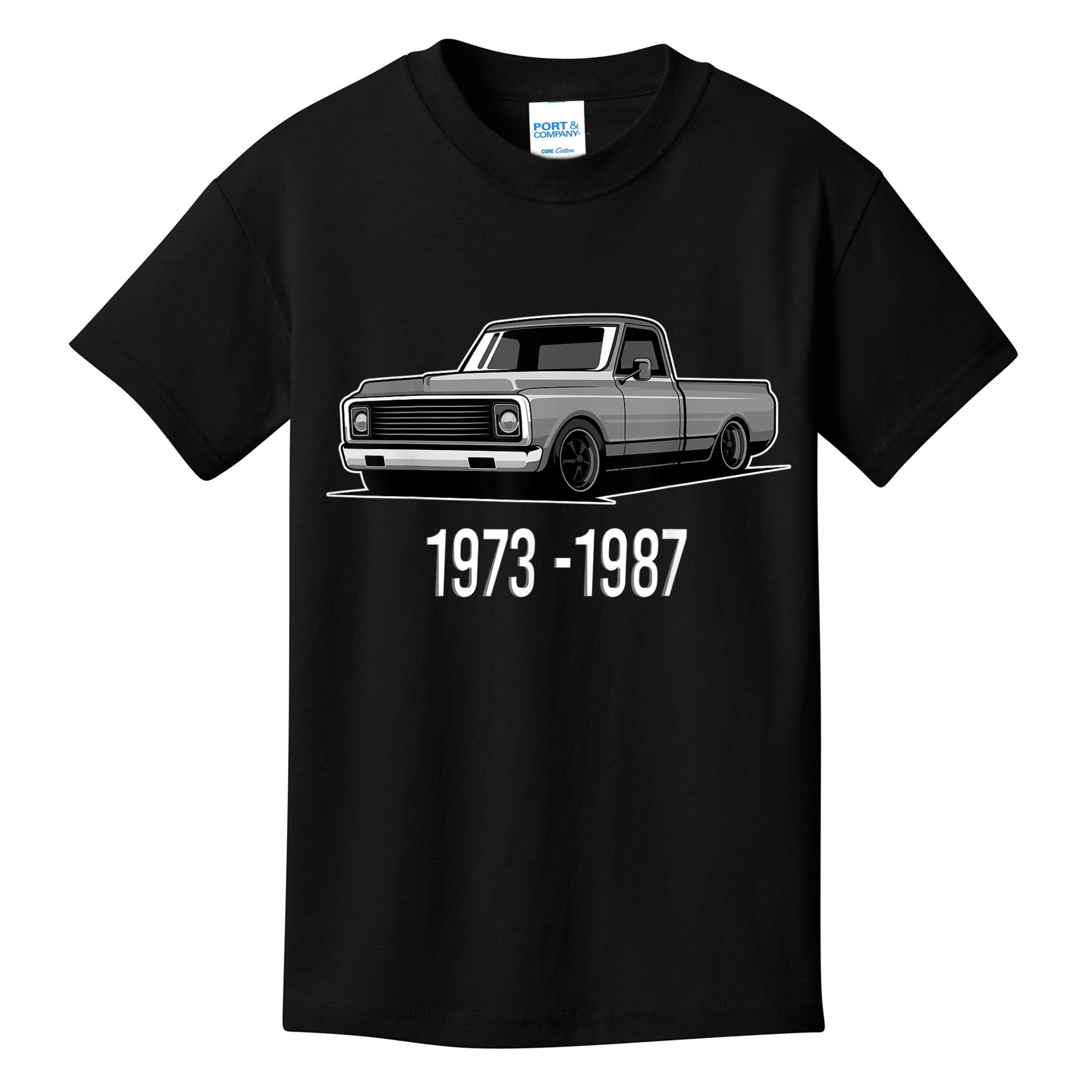 19731987 Funny Squarebody Vintage Kids T-Shirt