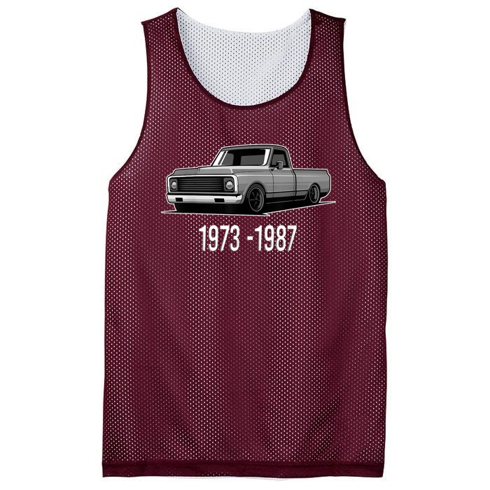 19731987 Funny Squarebody Vintage Mesh Reversible Basketball Jersey Tank