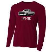 19731987 Funny Squarebody Vintage Cooling Performance Long Sleeve Crew