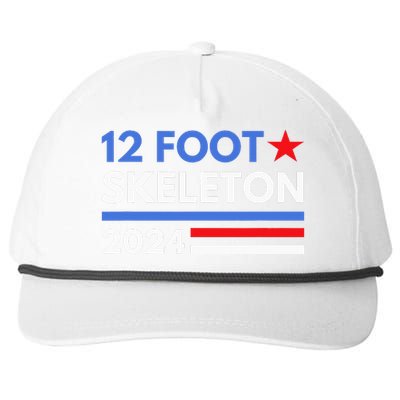 12 Foot Skeleton 2024 Giant Skelly Funny Election Humor Snapback Five-Panel Rope Hat