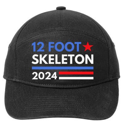 12 Foot Skeleton 2024 Giant Skelly Funny Election Humor 7-Panel Snapback Hat