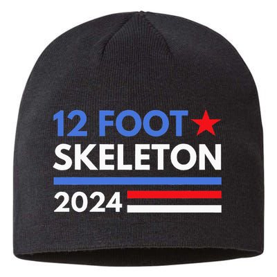 12 Foot Skeleton 2024 Giant Skelly Funny Election Humor Sustainable Beanie