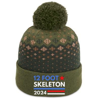 12 Foot Skeleton 2024 Giant Skelly Funny Election Humor The Baniff Cuffed Pom Beanie