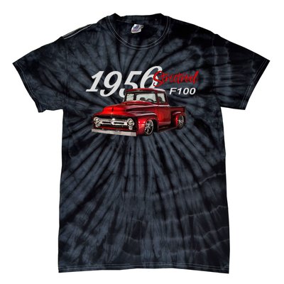 1956 F100 Streetrod Pickup Truck Vintage Pick Up Car Guys Tie-Dye T-Shirt