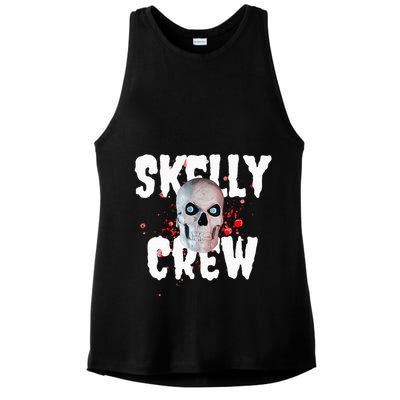12 Foot Skeleton Club Skelly Crew Ladies PosiCharge Tri-Blend Wicking Tank
