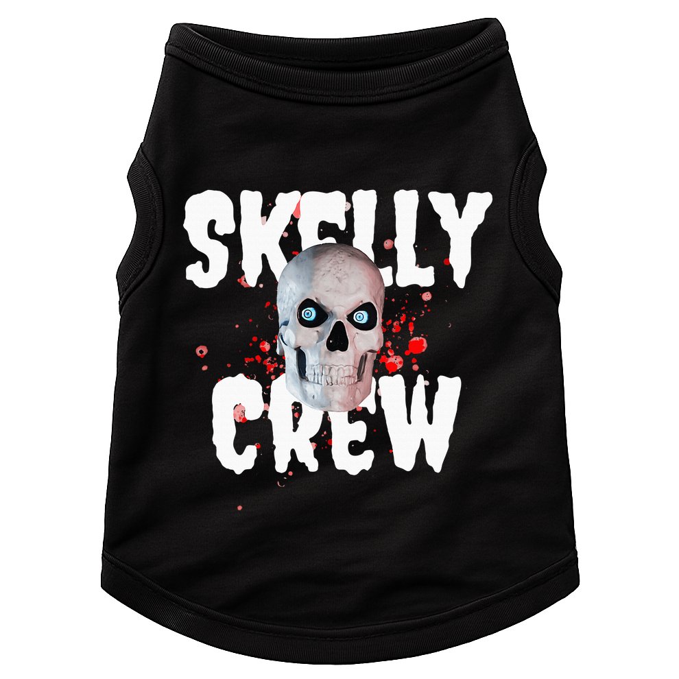 12 Foot Skeleton Club Skelly Crew Doggie Tank