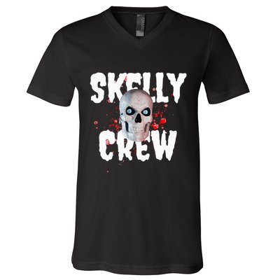 12 Foot Skeleton Club Skelly Crew V-Neck T-Shirt