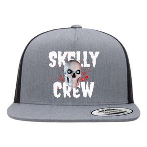 12 Foot Skeleton Club Skelly Crew Flat Bill Trucker Hat