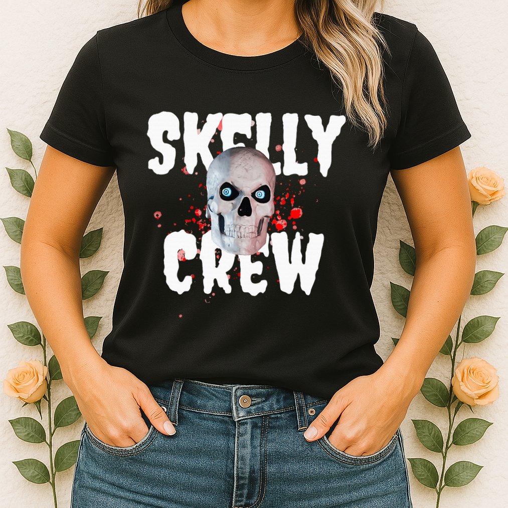 12 Foot Skeleton Club Skelly Crew Womens T-Shirt