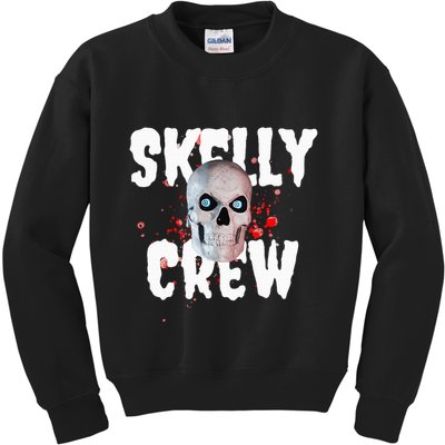 12 Foot Skeleton Club Skelly Crew Kids Sweatshirt