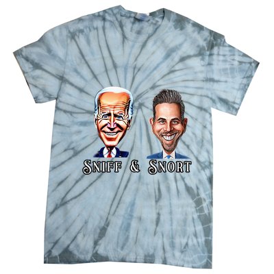 10 For The Big Guy Joe Biden West Wing Laptop Trump China Tie-Dye T-Shirt